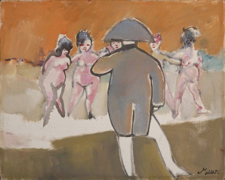 Mino Maccari (Siena 1898 - Roma 1989)  - Senza titolo