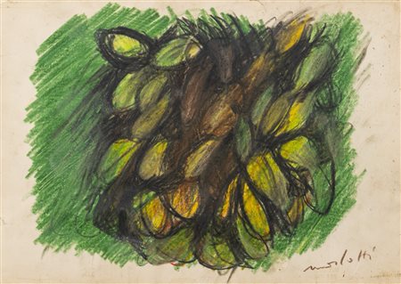 Ennio Morlotti (Lecco 1910 - Milano 1992)  - Vegetazione