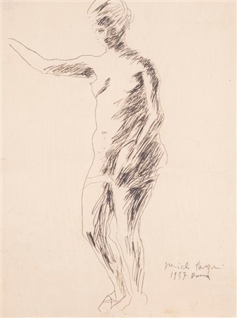 Pericle Fazzini (Grottammare 1913 - Roma 1987)  - Figura femminile, 1937