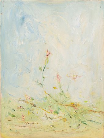 Giovanni Stradone (Nola 1911 - Roma 1981)  - Boccioli nel campo