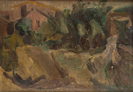 Bruno Cassinari (Piacenza 1912 - Milano 1992)  - Collina, 1941