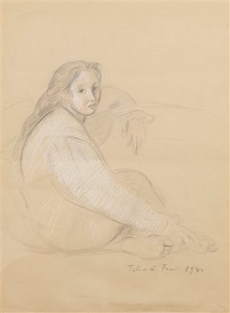 Felicita Frai (Praga  1909 - Milano  2010)  - Donna seduta, 1942