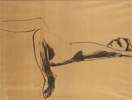 Pericle Fazzini (Grottammare 1913 - Roma 1987)  - Figura distesa, 1933