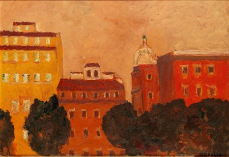 Carlo Quaglia (Terni 1903 - Roma 1970)  - Via Giulia, 1968