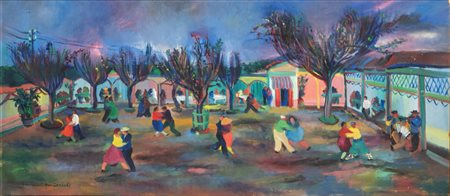 Giovanni Omiccioli (Roma 1901 - 1975)  - Balletto popolare, 1947