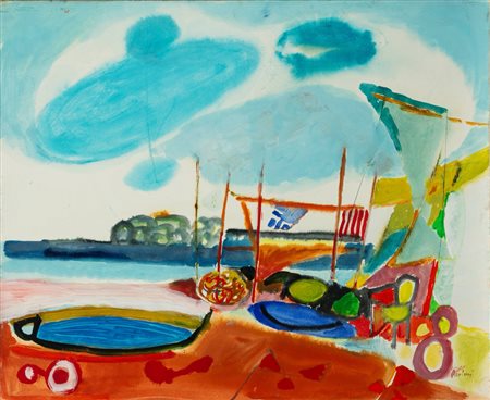 Enrico Paulucci (Genova 1901 - Torino 1999)  - Marina