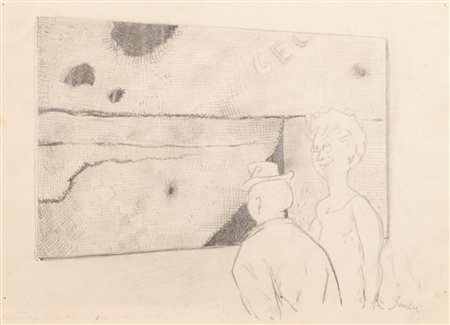 Amerigo Bartoli Natinguerra (Terni 1890 - Roma 1971)  - Non mi pare che ci sia della stoffa...