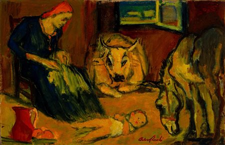 Arturo Checchi (Fucecchio (FI) 1886 - Perugia 1971)  - Senza titolo