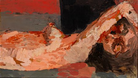 Alberto Gianquinto (Venezia 1929 - Jesolo 2003)  - Nudo femminile disteso