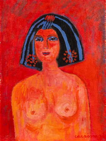 Bruno Cassinari (Piacenza 1912 - Milano 1992)  - Ragazza, 1970