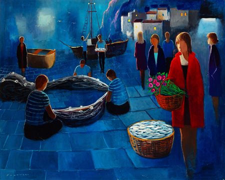 Eliano Fantuzzi (Modena 1909 - Verona 1987)  - Capri, 1979/'80