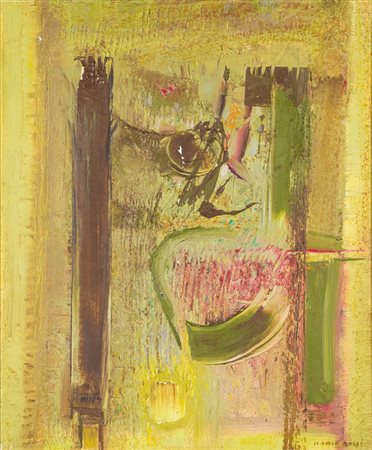 Ilario Rossi (Bologna 1911 - Bologna 1994)  - Seggiolone e liuto, 1966