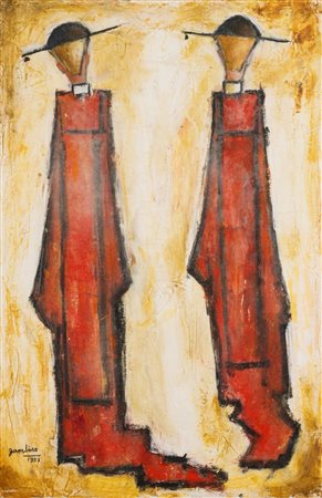 Giuseppe Gambino (Vizzini 1928 - Vittorio Veneto 1997)  - Pretini romani, 1957