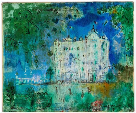 Franco Rognoni (Milano 1913 - 1999)  - Hotel du Lac, 1970