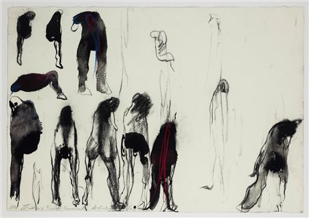 Alessandro Verdi (Bergamo 1960)  - Studio x figure-frammenti, 1998