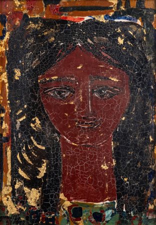 Tahia Halim (Sudan 1919 - Il Cairo 2003)  - ​Volto di donna