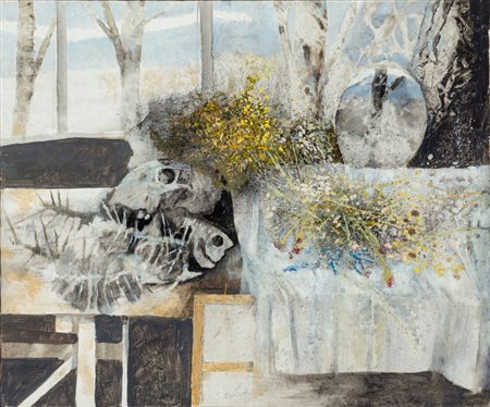 Giuseppe Banchieri (Milano 1927 - Massa Carrara 1994)  - Ambiente e finestre