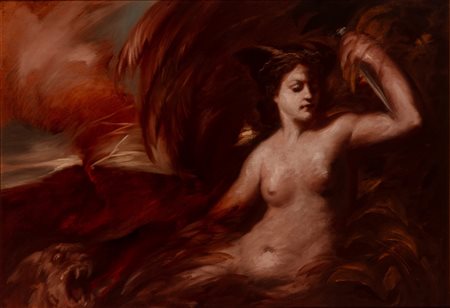 Omar Galliani (Montecchio Emilia 1954)  - Le ... del fuoco, 1985