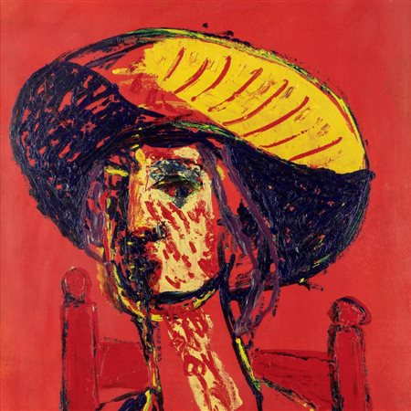 Arturo Carmassi (Lucca 1925 - Empoli 2015)  - Senza titolo, 1959