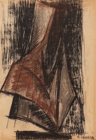 Nino Cassani (Viggiù 1930 - Milano 2017)  - Presenza verticale