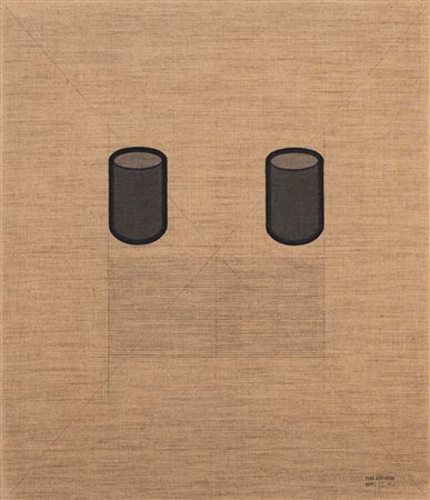 Tino Stefanoni (Lecco 1937 - 2017)  - I cilindri grigi, 1975