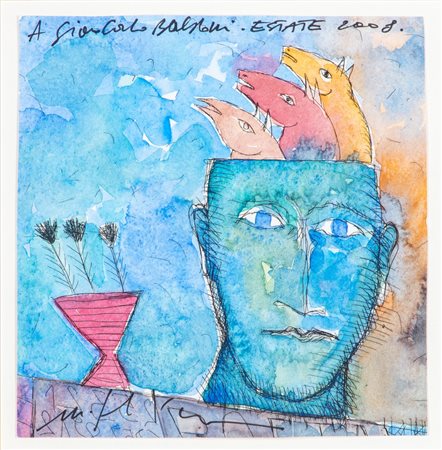 Mimmo Paladino (Paduli 1948)  - Senza titolo, 2008