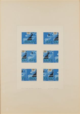 Aldo Spinelli (Milano 1948)  - Tutte le possibili permutazioni di tre elementi (Gitanes), 1974