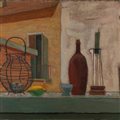 Mario Tozzi (Fossombrone 1895 - Saint-Jean-du-Gard 1979)  - Oggetti e case, 1950