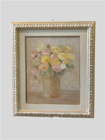 Fausta Mainero (Milano 1925 - Milano 2025)  - Ranuncoli rosa