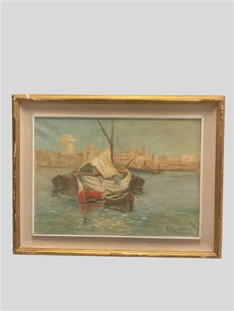 Renzo Martini (Livorno 1937 - Livorno 2005)  - Porto di Livorno