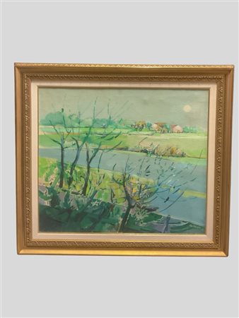 Giò  Gaiani (Milano 1938)  - Paesaggio lombardo