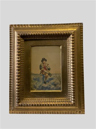 Gabriele Carelli (Napoli 1820 - Londra 1900)  - Pescatorello