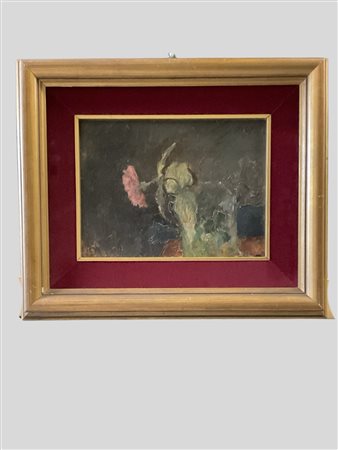 Arturo Rietti (Trieste 1863 - Fantaniva 1943)  - Vaso di fiori