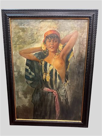 Clemente Tafuri (Salerno 1903 - Genova 1971)  - Donna orientale