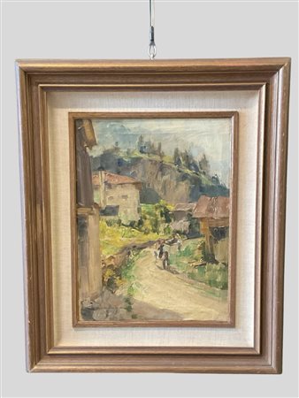 Angelo Brombo (Chioggia 1893 - Padova 1962)  - Paesaggio di montagna