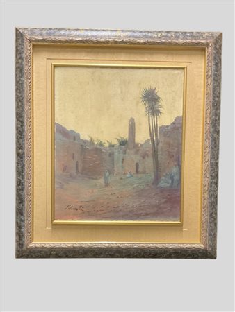 Marcel Falcinelli (Francia 1900 - 1980)  - Paesaggio orietalista