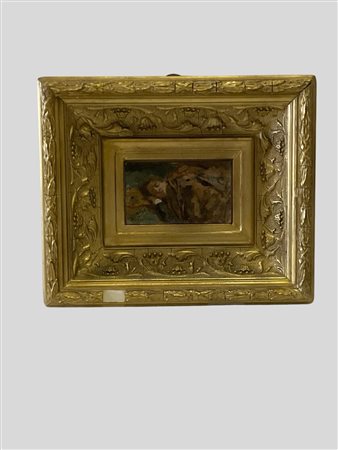 Roberto Fontana (Milano 1844 - 1907)  - Il riposo