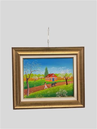 Fernando de Angelis (Torino 1931)  - L'aratura