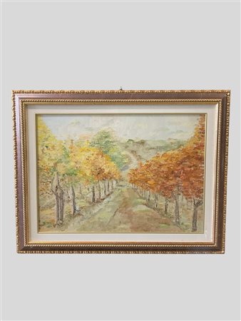 Fausta Mainero (Milano 1925 - Milano 2025)  - Filare d'autunno