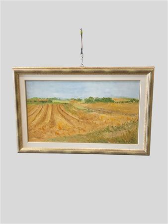 Fausta Mainero (Milano 1925 - Milano 2025)  - Campo di grano falciato