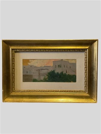 Eugenio Cecconi (Livorno 1842 - Firenze 1903)  - Case in Tunisia