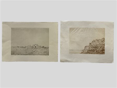 Giovanni Omiccioli (Roma 1901 - 1975)  - Paesaggi