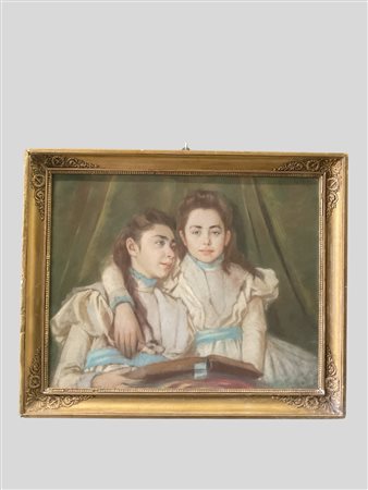 Roberto Fontana (Milano 1844 - 1907)  - Sorelle