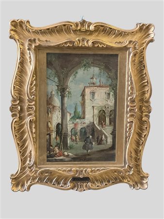 Giuseppe Ponga (Chioggia 1856 - Venezia 1925)  - Capriccio veneziano