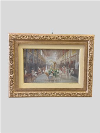 Scuola lombarda - Scena in galleria