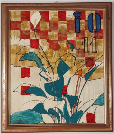 POGLIANI ROBERTO Milano (Mi) 1960 Questo sono io 1998 Acrilico e collage su...