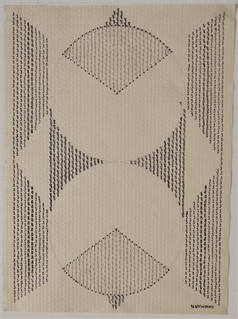 MAZZON GALLIANO Camisano Vicentino (Vi) 1896 Senza titolo 1968 Pennarello su...