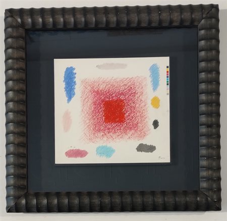 FINZI ENNIO Venezia (Ve) 1931 Senza titolo Mista su carta 24,00x26,00...