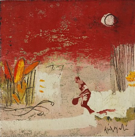 GIOVAGNOLI LUCA Rimini (RN) 1963 Senza titolo 2007 Olio su tela 30,00x30,00...