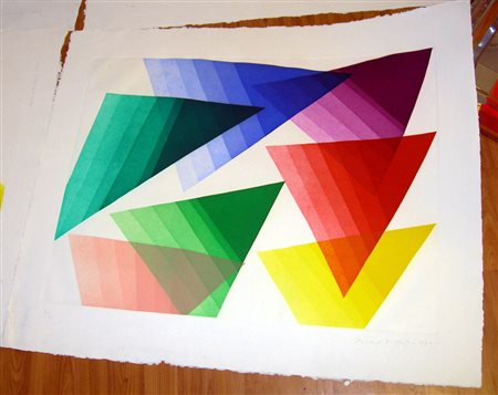 DORAZIO PIERO Roma (Roma) 1927 Color Fax 1990 Acquaforte acquatinta su carta...